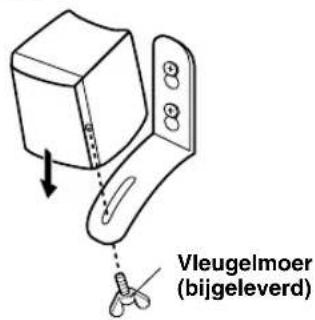 YAMAHA AVS77 - ■Bevestigen aan de wand van dechterluidsprekers met de meegeleverde bevestigingsbeugels (type A) - 2