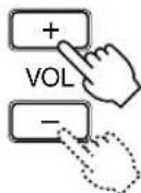 YAMAHA AVS77 - Regolare il livello del tono di prova using VOL +/- . (Effettuate la regolazione secondo il vosto livello di ascolto.) - 1
