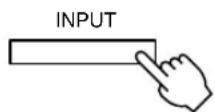 YAMAHA AVS77 - Druk op de INPUT-keuzetoets (of INPUT/  op de afstandsbediening) om DIGITAL 1 of DIGITAL 2 te kiezen. - 1