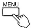 YAMAHA AVS77 - Appuyer sur MENU pour afficher "Dimmer". - 1
