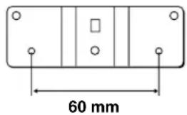 YAMAHA AVS77 - Monter l'enceinte sur le socle d'enceinte en utilisant les orifices des supports de montage. - 1