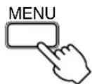 YAMAHA AVS77 - Premere MENU per visualizzare "Dimmer". - 1