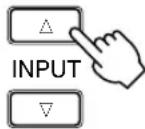 YAMAHA AVS77 - Druk op de INPUT-keuzetoets (of INPUT/  op de afstandsbediening) om DIGITAL 1 of DIGITAL 2 te kiezen. - 2