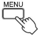 YAMAHA AVS77 - Press MENU to display "Dimmer". - 1