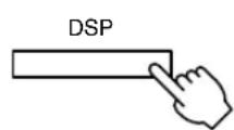 YAMAHA AVS77 - Premere il tasto del selettore DSP (sul centro di controllo) o DSP  (sul telecomando). - 1