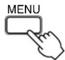 YAMAHA AVS77 - Presione MENU para visualizar "Dimmer". - 1