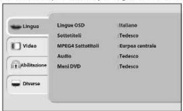 Terris MDVD 224 - IMPOSTAZIONI DELLA LINGUA - 1