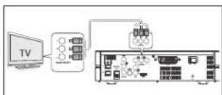 Terris MDVD 224 - Attacco per componenti (YPbPr) a TV o proiettre - 1