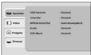 Terris MDVD 224 - Setup-Menu - 1