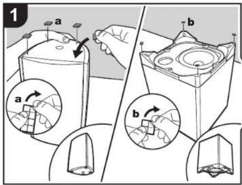 ONKYO LS5200 - Ansluta högtalarna - 1
