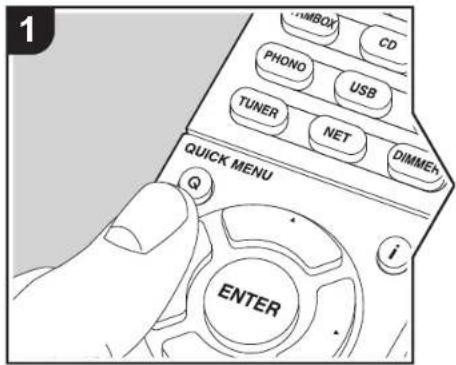 ONKYO LS5200 - Menu Rapide - 1