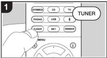 ONKYO LS5200 - Escuchar la radio FM/DAB - 1