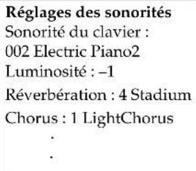 CASIO Privia PX330 - Enregistrement de configurations des sonorités et de rythmes - 3