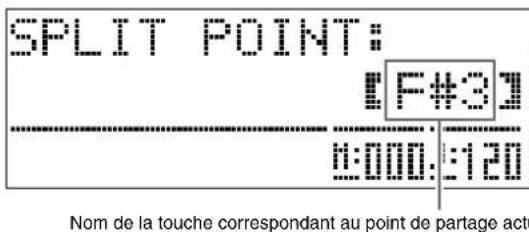 CASIO Privia PX330 - Déplacement du point de partage du clavier - 2