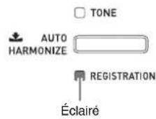 CASIO Privia PX330 - Rappel d'une configuration - 1