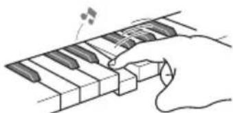 CASIO LK175 - Changement de la sensibilité de la    réponse au toucher du clavier (Réponse au toucher) (LK-260 seulement) - 2