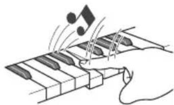 CASIO LK175 - Changement de la sensibilité de la    réponse au toucher du clavier (Réponse au toucher) (LK-260 seulement) - 1