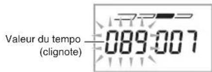 CASIO CTK3400SK - Appuyez sur ⑥ (TEMPO). - 1