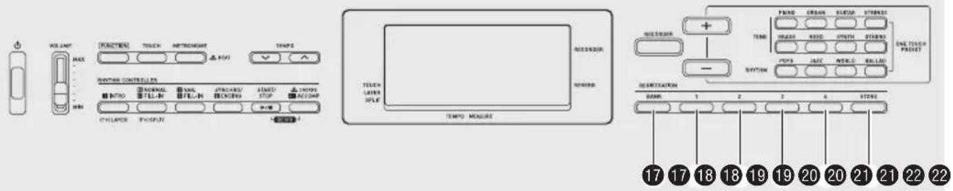 CASIO CTK3400SK - Sauvegarder des configurations du clavier dans la mémoire de consignation - 1