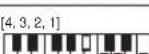 CASIO CTK1300 - Charte des accords FINGERED - 79