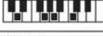 CASIO CTK1300 - Charte des accords FINGERED - 19