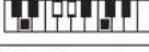 CASIO CTK1300 - Charte des accords FINGERED - 22