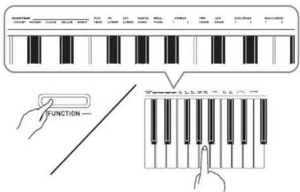 CASIO Celviano AP245 - Pour sélectionner une sonorité - 2