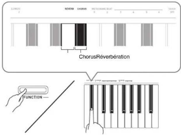 CASIO Celviano AP245 - Utilisation d'effets - 1