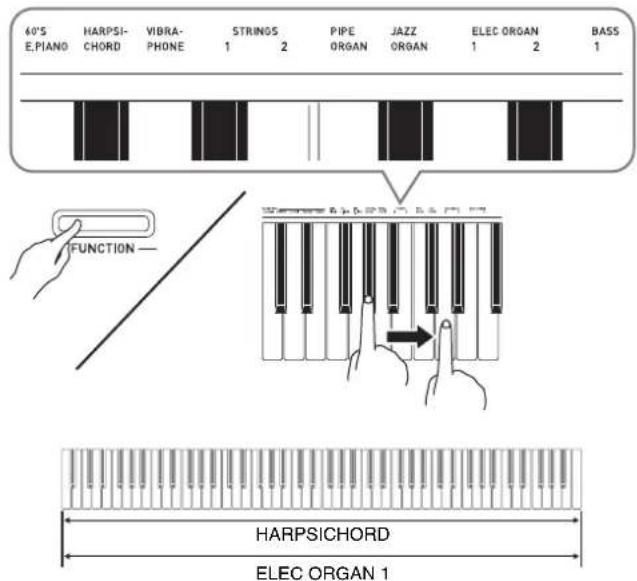 CASIO Celviano AP245 - Superposition de deux sonorités - 1