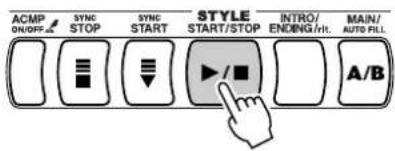 YAMAHA Portatone PSR450 - - Immediate Stop (Arrêt immédiat) - 1