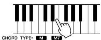 YAMAHA Portatone PSR450 - Apprentissage des accords à l'aide de la fonction Dictionary - 5