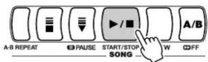 YAMAHA Portatone PSR450 - Arretez l'enregistrement. - 1