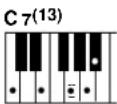 YAMAHA Portatone PSR290 - - Exemples d'accords en « C » - 12