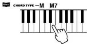 YAMAHA Portatone PSR290 - Apprentissage des accords à l'aide de la fonction Dictionary - 5