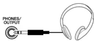 YAMAHA Portatone PSR290 - ■ Utilisation d'un casque• - 1