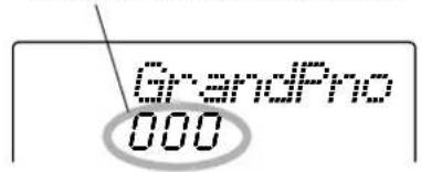 YAMAHA Portatone PSR290 - Voix n°000 OTS - 2