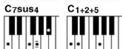 YAMAHA Portatone PSR273 - Accords à plusieurs doigts - 34