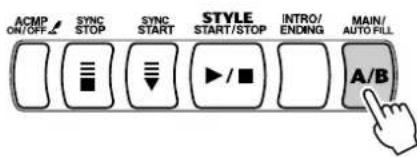 YAMAHA Portatone PSR350 - Appuyez sur la touche [START/STOP] - 2