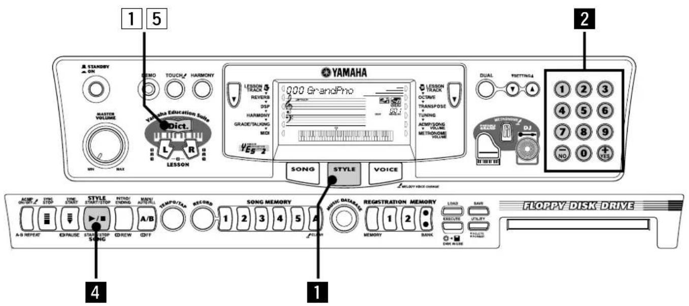 YAMAHA Portatone PSR350 - - Listedesorceaux - 1