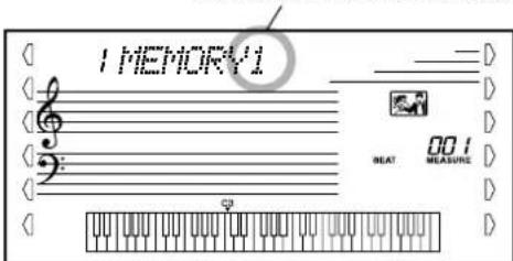 YAMAHA Portatone PSR350 - Enregistrez les réglages dans les préréglages de la mémoire de registration choisisie, 1 ou 2. - 2