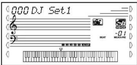 YAMAHA Portatone PSR350 - Appuyez sur la touche [DJ]. - 2