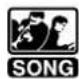 YAMAHA Portatone PSR350 - Appuyez sur la touche [SONG]. - 3