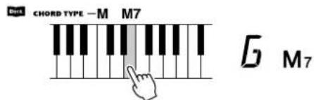 YAMAHA Portatone PSR275 - Pour apprendre à jour un accord particulier - 6