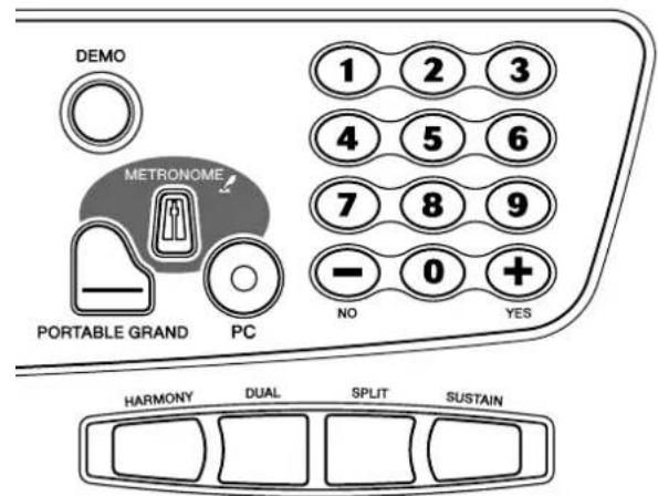 YAMAHA Portatone PSR275 - Entrée dans un des modes (Song, Style ou Voice) - 4