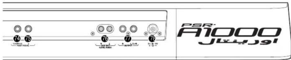 YAMAHA Portatone PSR2000 - MENU - 1