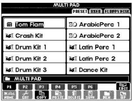 YAMAHA Portatone PSR2000 - Edition de Multi Pad - 1
