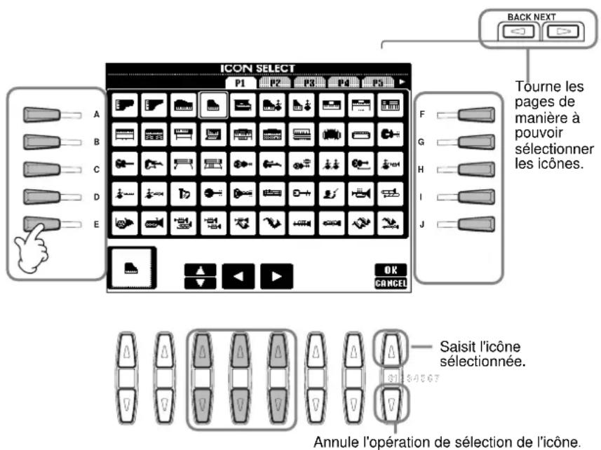 YAMAHA Portatone PSR2000 - Modification de l'icône - 1