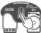 YAMAHA Portatone PSR170 - Activez la fonction Metronome. - 1