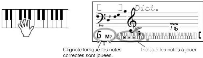 YAMAHA Portatone PSR170 - Jouez l'accord. - 1