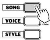 YAMAHA Portatone PSR170 - Appuyez sur la touche [SONG]. - 1